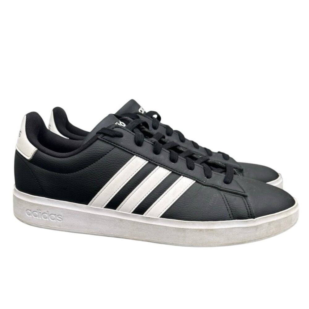 Adidas Grand Court 2.0 Black White GW9196 Men’s 13